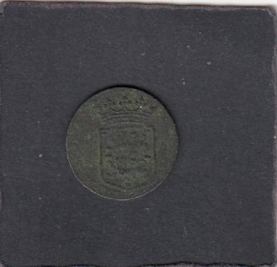Beschrijving: Duit V.O.C. West Friesland S221